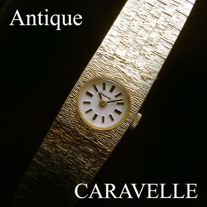 アンティークキャラベル(CARAVELLE) 腕時計 レディース 金張